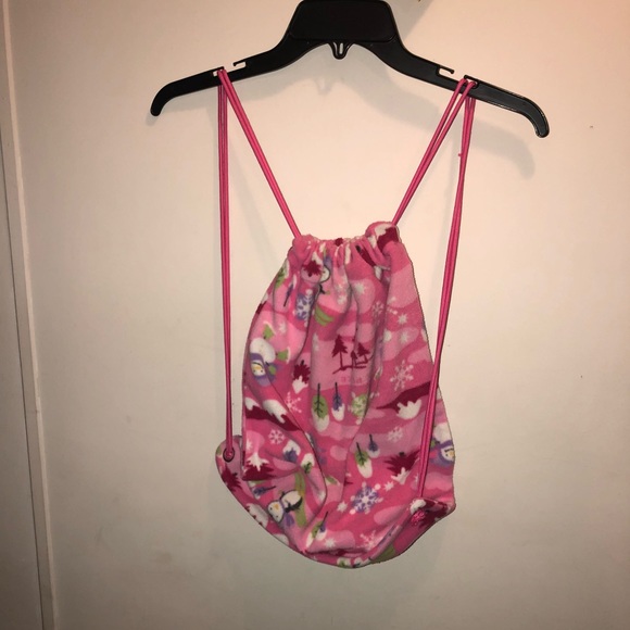 Winter Girls Drawstring Bag- Cotton - Picture 2 of 4